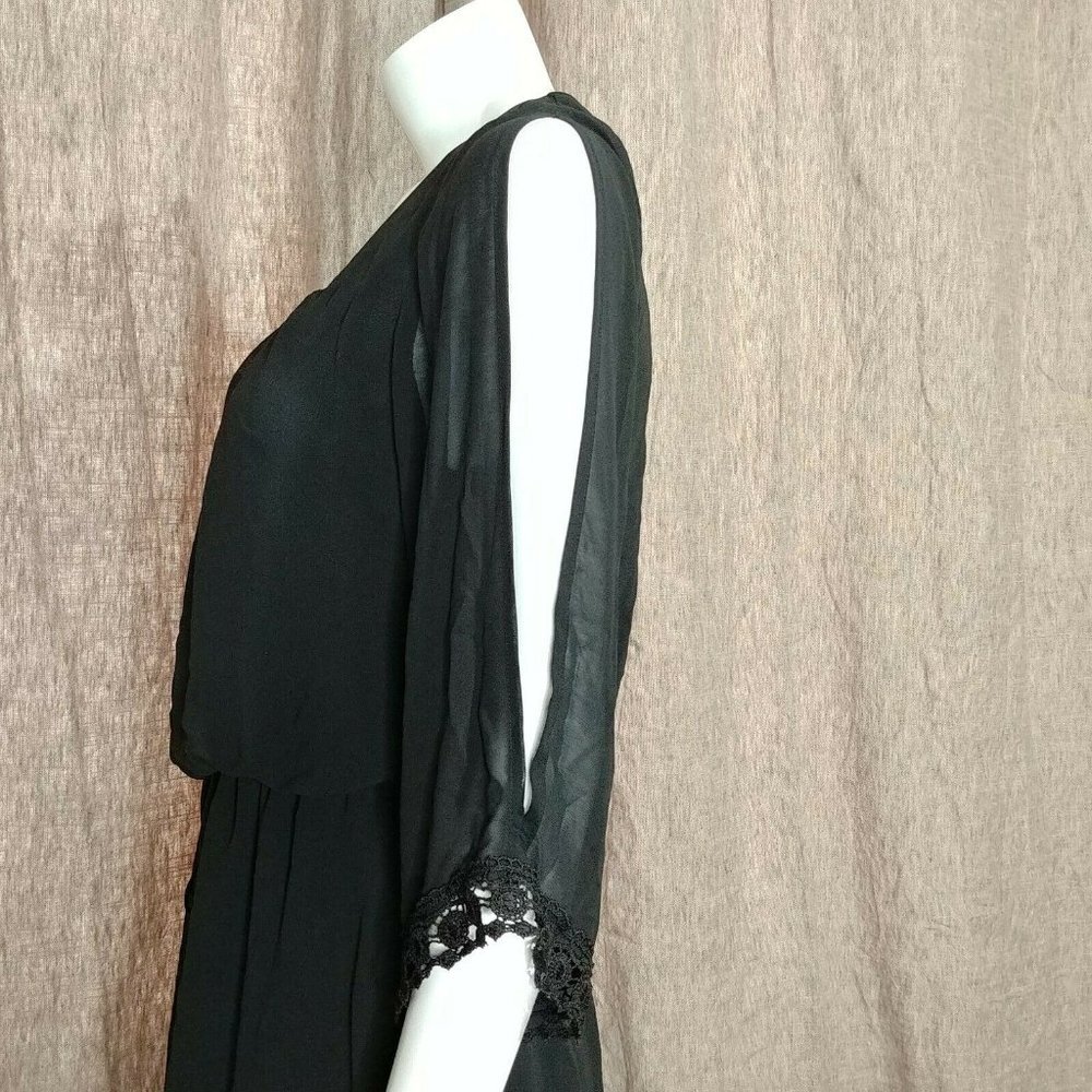 Jodi Kristopher Black Boho Style Dress Size Large - Picture 5 of 10